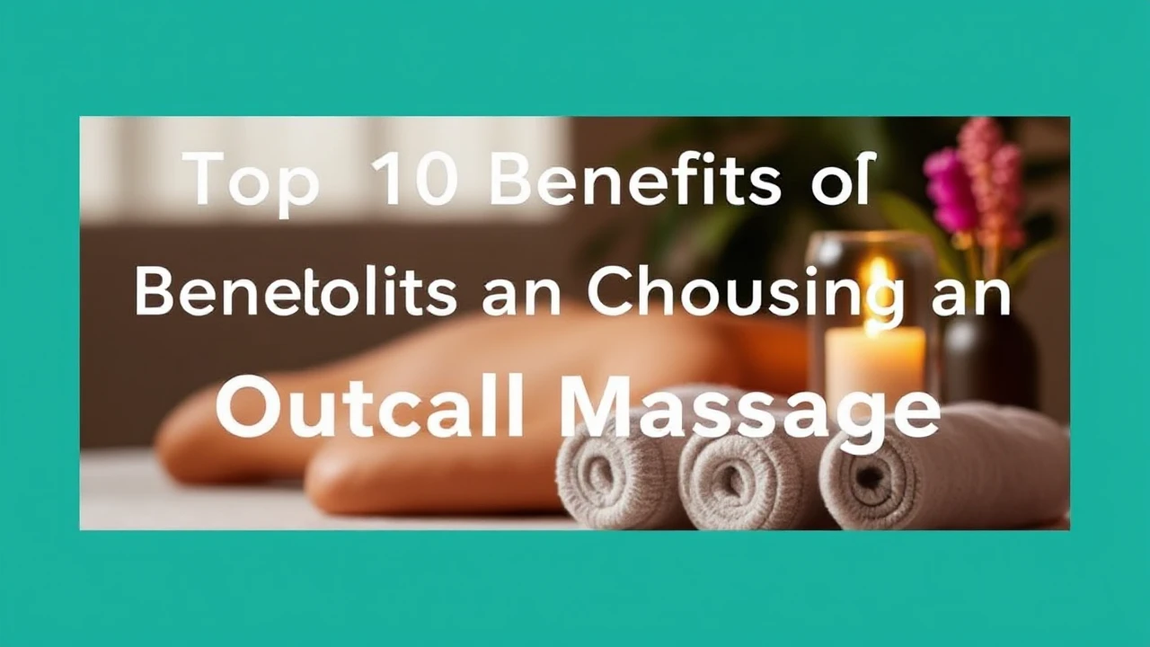 Top 10 Benefits of Choosing an Outcall Massage