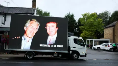 Four Detentions Made After Trump and Jeffrey Epstein Pictures Displayed on Windsor Castle